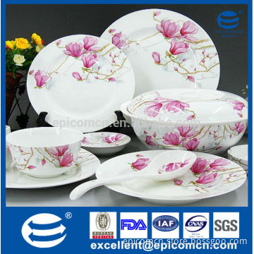 latest dinner set with popular design 121pcs dinnerware dinner set with gold tree brance arcopal dinner set new bone China